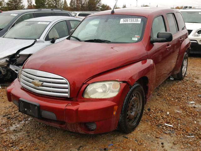 3GNCA13D48S700288 - 2008 CHEVROLET HHR LS MAROON photo 2