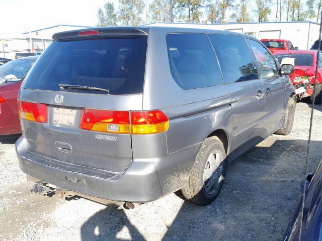 2HKRL18572H002080 - 2002 HONDA ODYSSEY LX GRAY photo 4