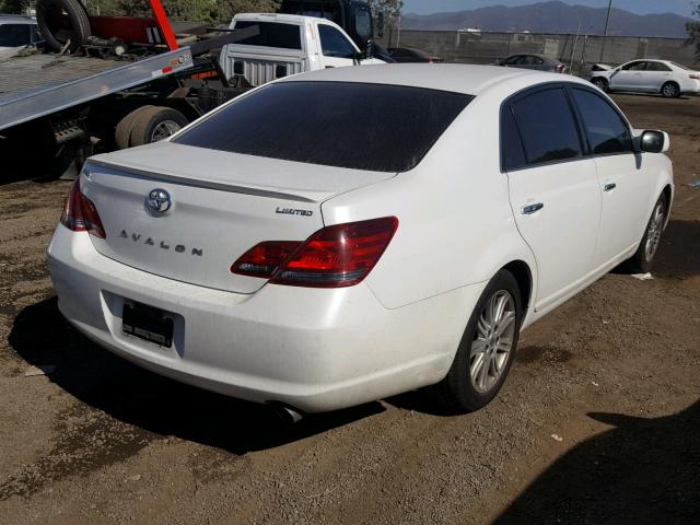 4T1BK36BX8U282726 - 2008 TOYOTA AVALON XL WHITE photo 4