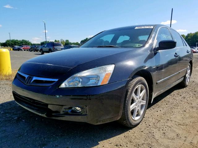 1HGCM66593A094418 - 2003 HONDA ACCORD EX BLACK photo 2