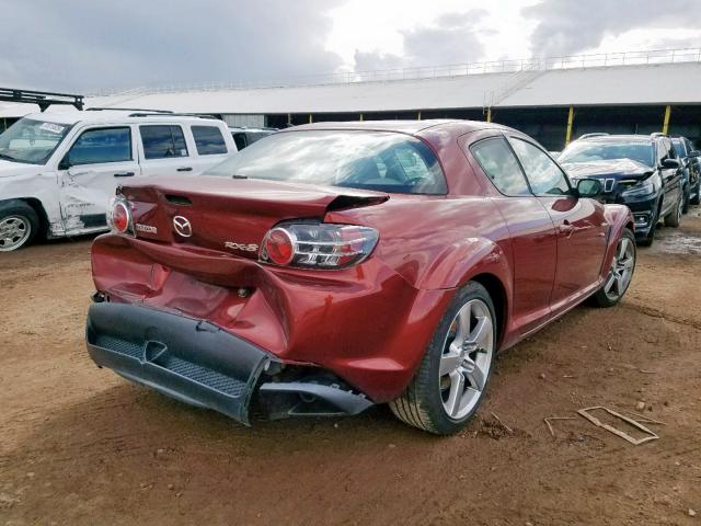 JM1FE173360205502 - 2006 MAZDA RX8 MAROON photo 4