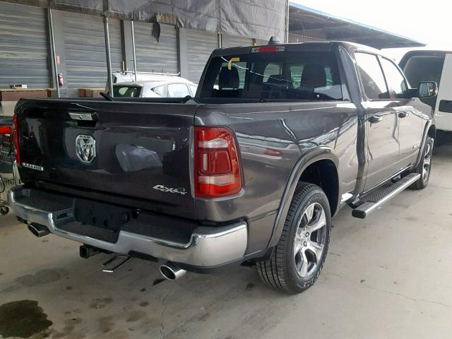 1C6SRFRT7KN887642 - 2019 RAM 1500 LARAM GRAY photo 4