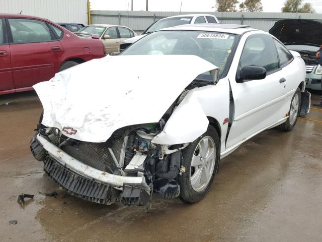 1G1JF12T7Y7102469 - 2000 CHEVROLET CAVALIER Z WHITE photo 2