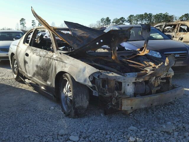 2G1WL15C179276092 - 2007 CHEVROLET MONTE CARL BURN photo 1