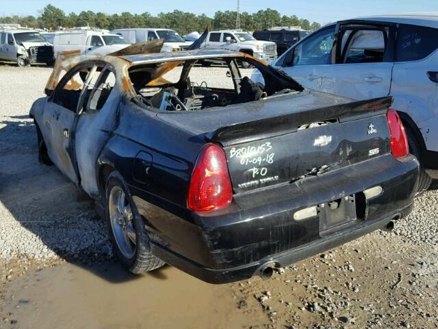 2G1WL15C179276092 - 2007 CHEVROLET MONTE CARL BURN photo 3