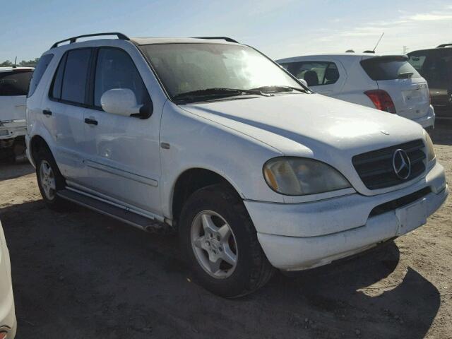 4JGAB54E71A236993 - 2001 MERCEDES-BENZ ML 320 WHITE photo 1