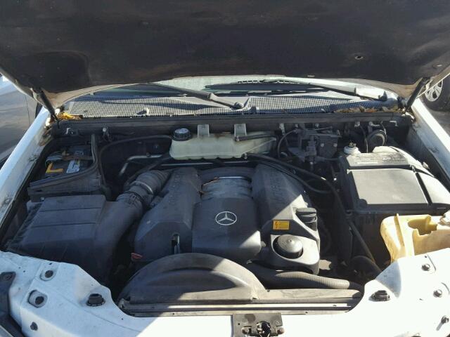 4JGAB54E71A236993 - 2001 MERCEDES-BENZ ML 320 WHITE photo 7