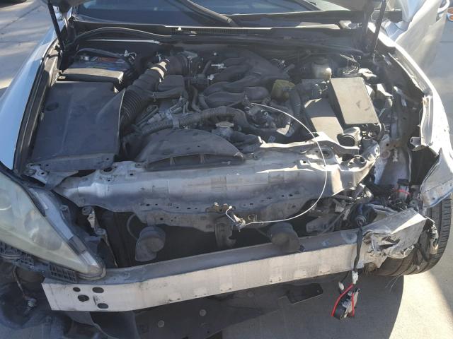 JTHBK262875033430 - 2007 LEXUS IS 250 SILVER photo 7