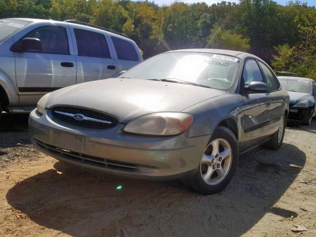 1FAFP55U51A110400 - 2001 FORD TAURUS SES GREEN photo 2