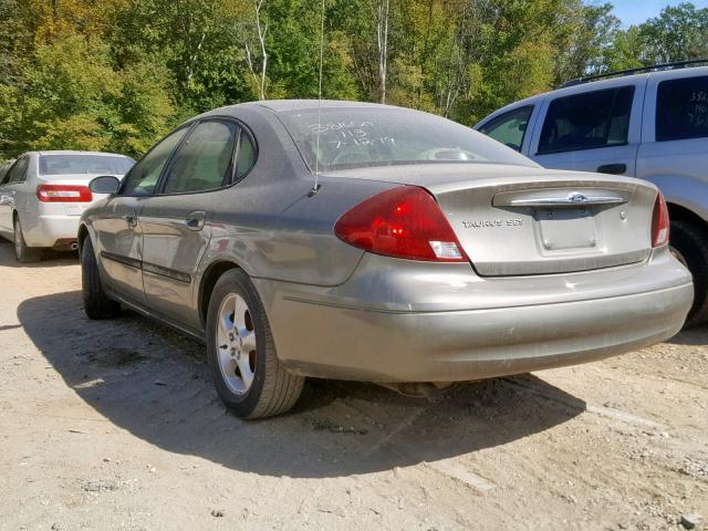 1FAFP55U51A110400 - 2001 FORD TAURUS SES GREEN photo 3