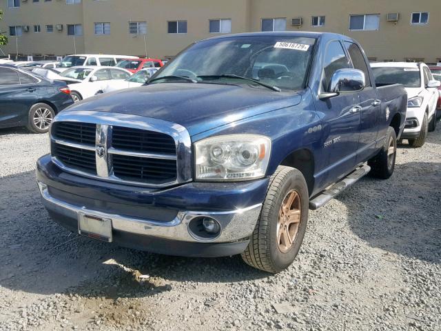 1D7HA18N36S548258 - 2006 DODGE RAM 1500 S BLUE photo 2