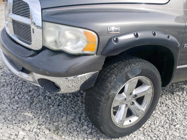 1D7HU16DX4J105691 - 2004 DODGE RAM 1500 S GRAY photo 9