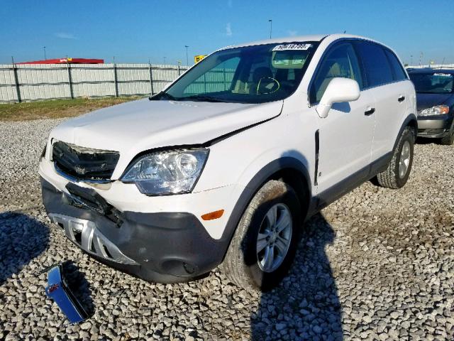 3GSCL33P89S604226 - 2009 SATURN VUE XE WHITE photo 2