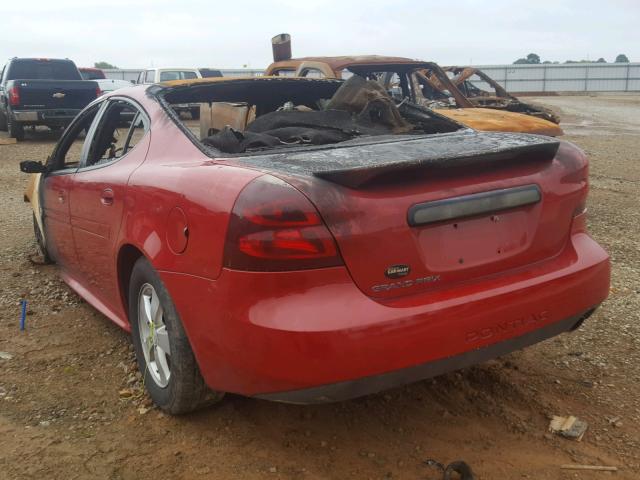 2G2WP552571219293 - 2007 PONTIAC GRAND PRIX RED photo 3