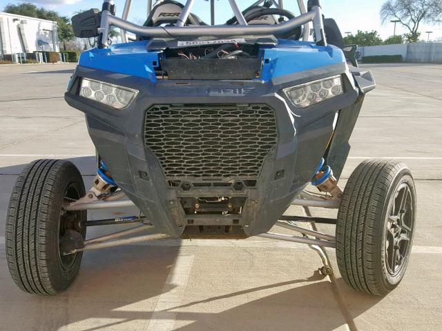 3NSVFE925JF944562 - 2018 POLARIS RZR XP 4 T BLUE photo 9