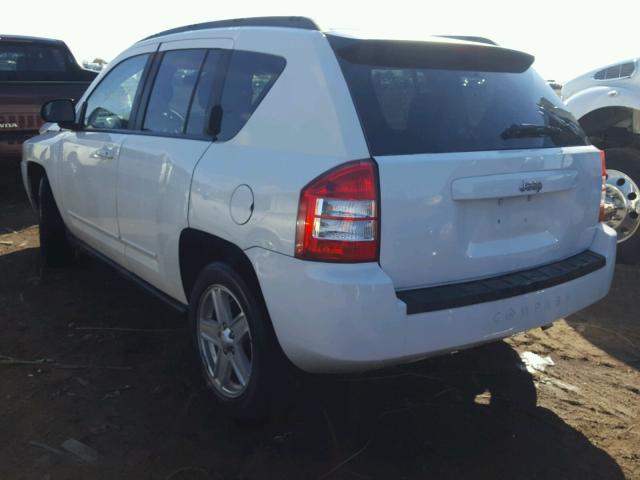 1J4NT4FA4AD504687 - 2010 JEEP COMPASS SP WHITE photo 3