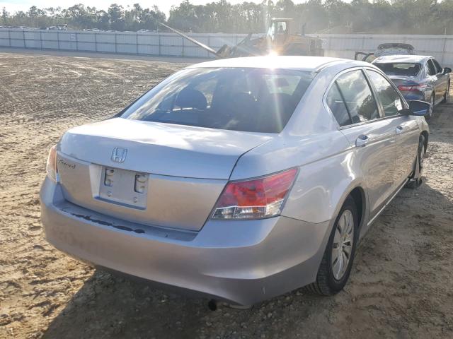 1HGCP26398A050442 - 2008 HONDA ACCORD SILVER photo 4