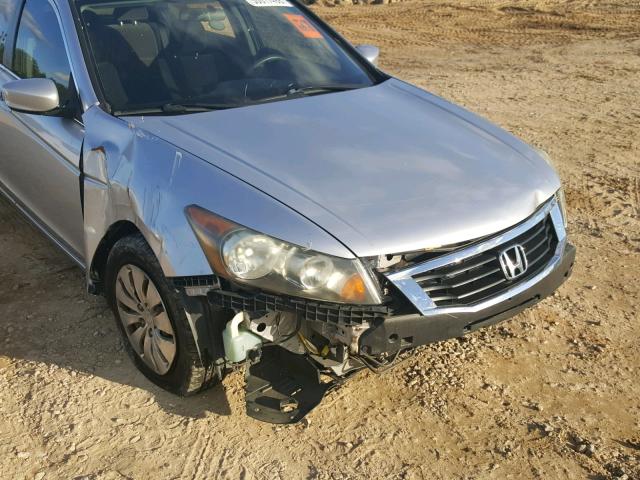 1HGCP26398A050442 - 2008 HONDA ACCORD SILVER photo 9