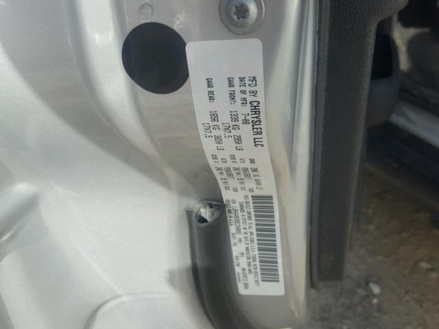 1J8HG48K88C248091 - 2008 JEEP COMMANDER Gümüş foto 10