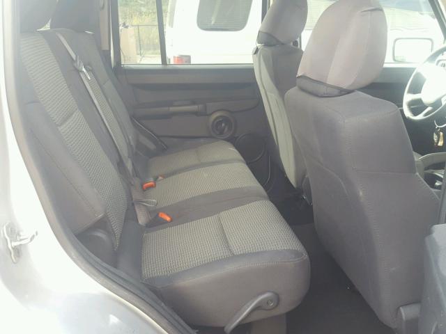1J8HG48K88C248091 - 2008 JEEP COMMANDER Gümüş foto 6