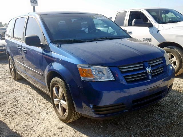 2D4RN4DE9AR218356 - 2010 DODGE GRAND CARA BLUE photo 1