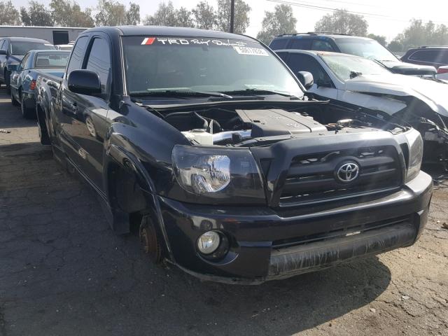 5TETU22N46Z245589 - 2006 TOYOTA TACOMA X-R BLACK photo 1