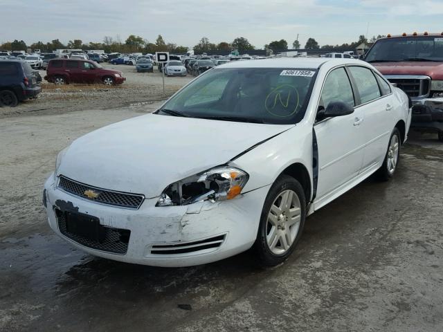 2G1WB5E38E1109685 - 2014 CHEVROLET IMPALA LIM WHITE photo 2