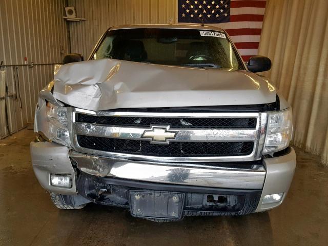 1GCEK19077Z614610 - 2007 CHEVROLET SILVERADO SILVER photo 9