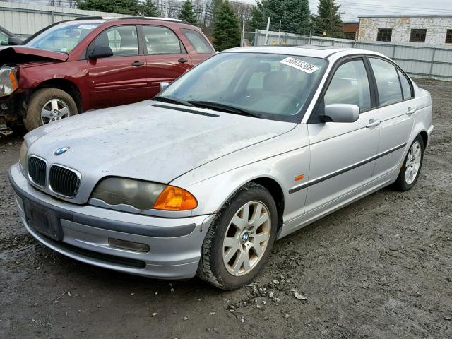 WBAAM333XXKC62137 - 1999 BMW 323I SILVER photo 2