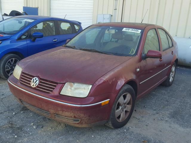 3VWSK69M34M034364 - 2004 VOLKSWAGEN JETTA GLS RED photo 2