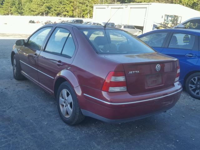 3VWSK69M34M034364 - 2004 VOLKSWAGEN JETTA GLS RED photo 3