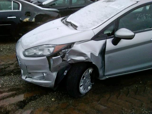 3FADP4AJ1GM190755 - 2016 FORD FIESTA S SILVER photo 9