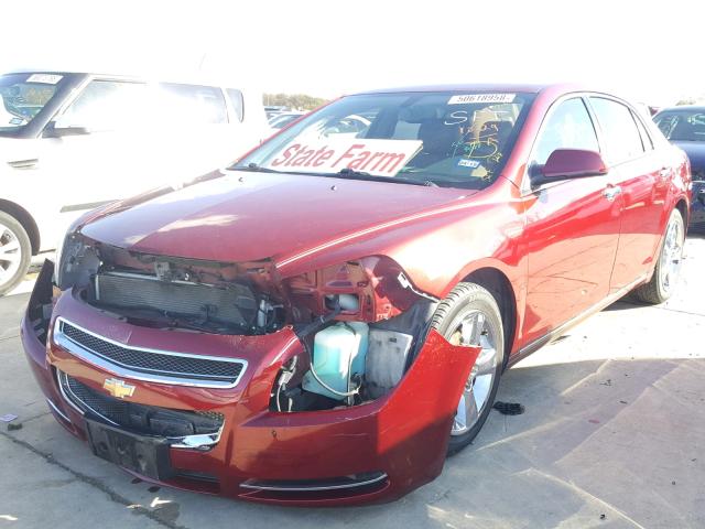 1G1ZD5EB6AF143139 - 2010 CHEVROLET MALIBU 2LT BURGUNDY photo 2