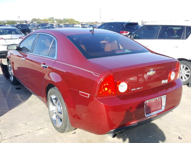 1G1ZD5EB6AF143139 - 2010 CHEVROLET MALIBU 2LT BURGUNDY photo 3