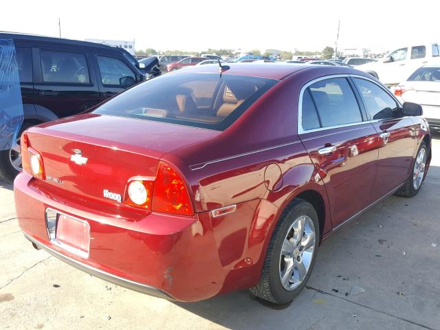 1G1ZD5EB6AF143139 - 2010 CHEVROLET MALIBU 2LT BURGUNDY photo 4