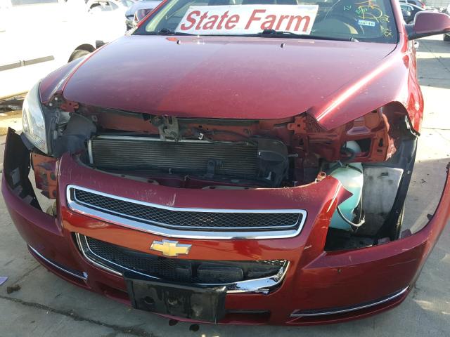 1G1ZD5EB6AF143139 - 2010 CHEVROLET MALIBU 2LT BURGUNDY photo 9