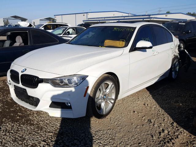 WBA3D3C58EK153678 - 2014 BMW 328 D WHITE photo 2