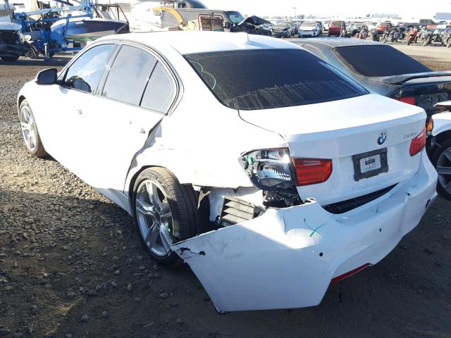 WBA3D3C58EK153678 - 2014 BMW 328 D WHITE photo 3