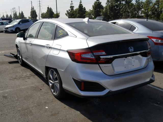 JHMZC5F12JC014783 - 2018 HONDA CLARITY SILVER photo 3