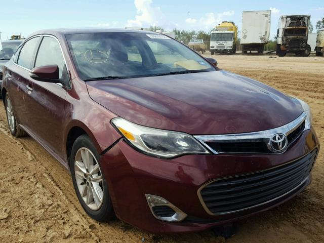 4T1BK1EBXDU045525 - 2013 TOYOTA AVALON BAS BURGUNDY photo 1
