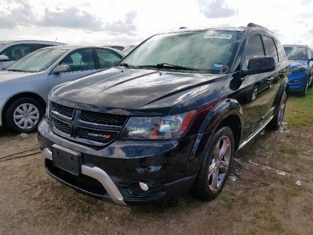 3C4PDCGBXGT173601 - 2016 DODGE JOURNEY CR BLACK photo 2