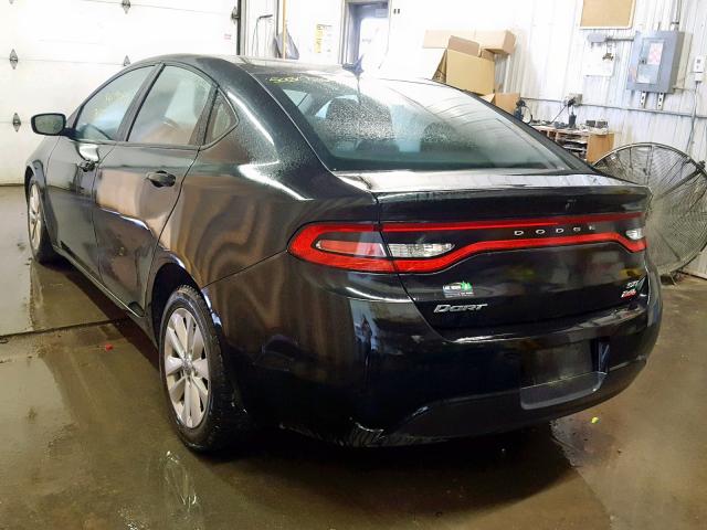 1C3CDFBBXED833716 - 2014 DODGE DART SXT BLACK photo 3