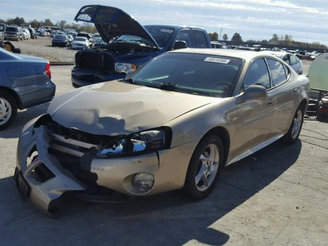 2G2WR524041188482 - 2004 PONTIAC GRAND PRIX ოქროსფერი ფოტო 2