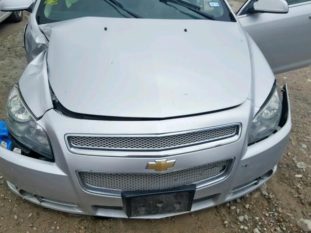 1G1ZG5E71CF295447 - 2012 CHEVROLET MALIBU LTZ ვერცხლისფერი ფოტო 7