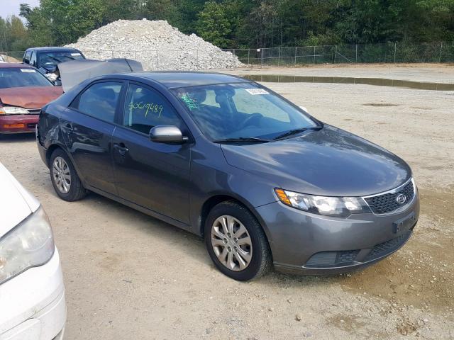 KNAFU4A29D5724426 - 2013 KIA FORTE EX GRAY photo 1