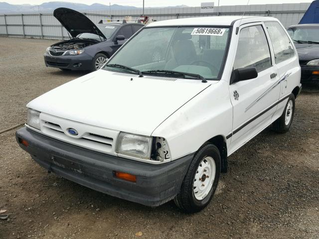 KNJPT05H7P6104221 - 1993 FORD FESTIVA L WHITE photo 2