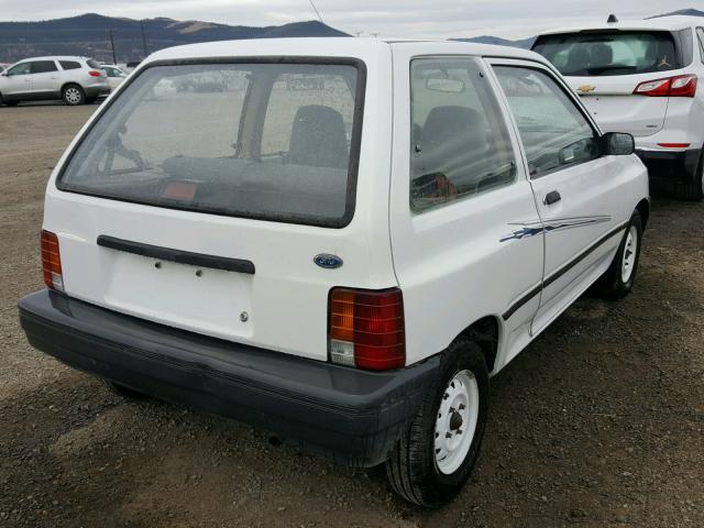 KNJPT05H7P6104221 - 1993 FORD FESTIVA L WHITE photo 4