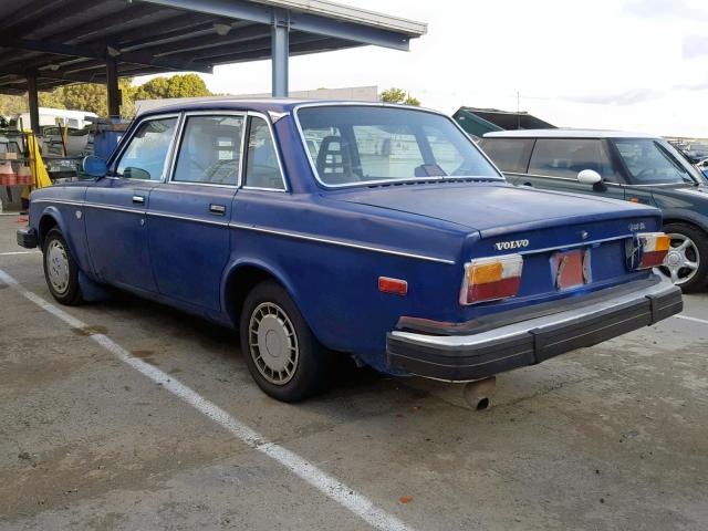 VC24445L1339158 - 1978 VOLVO 244 BLUE photo 3