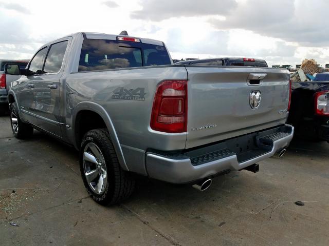 1C6SRFHT1KN524528 - 2019 RAM 1500 LIMIT SILVER photo 3