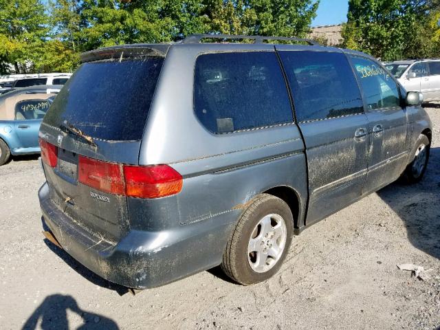 2HKRL18761H586410 - 2001 HONDA ODYSSEY EX GRAY photo 4